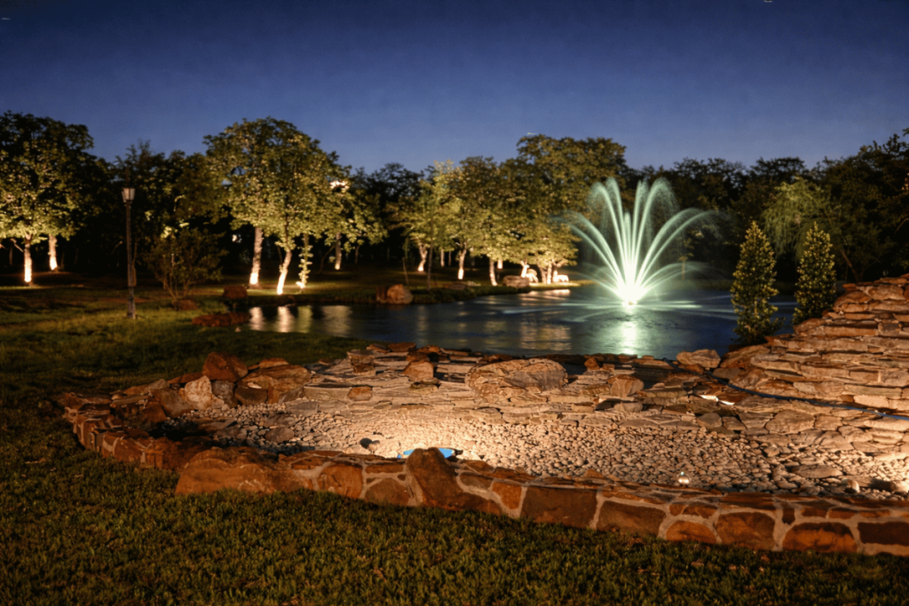 Fountain lights dallas tx