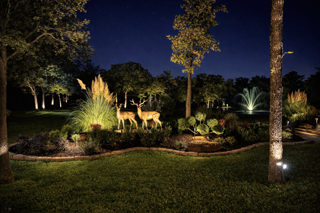 Landscape lights frisco tx
