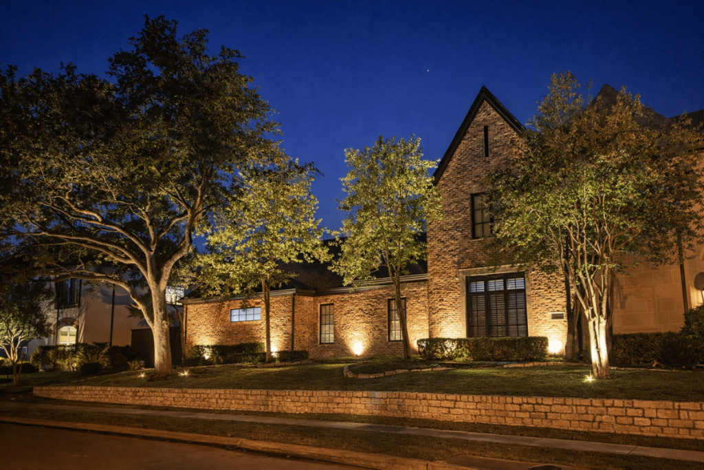 Landscape lights plano tx